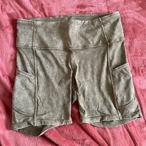 Lululemon ice dye shorts